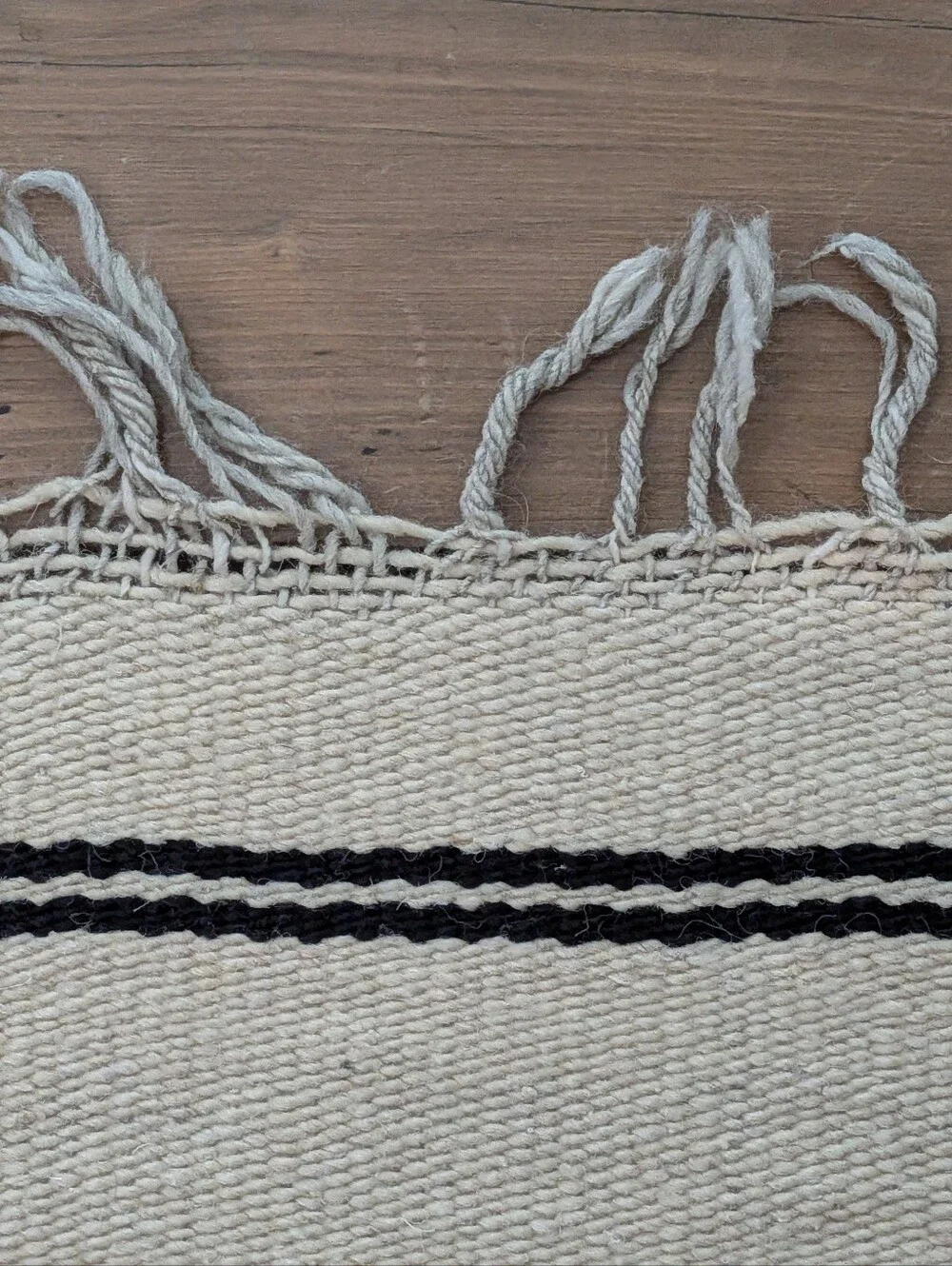 Vtg. Handmade Native American SOUTHWEST WOVEN WOOL BLANKET Throw 81